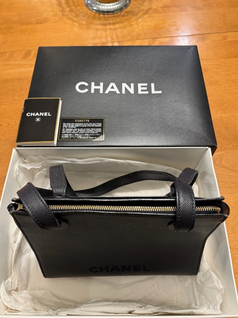 CHANEL Caviar Leather Shoulder Bag